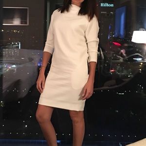 Eggshell white sheath dress - wore once